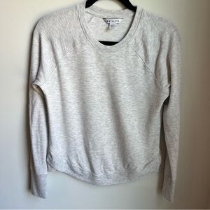 Athleta Women's Light Gray Crew Neck Sweater - XS